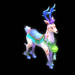 新坐骑:七色鹿