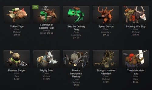 带你走进dota2更新后的特效信使的世界