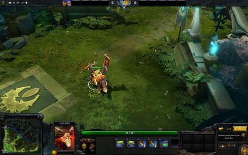 带你走进dota2更新后的特效信使的世界