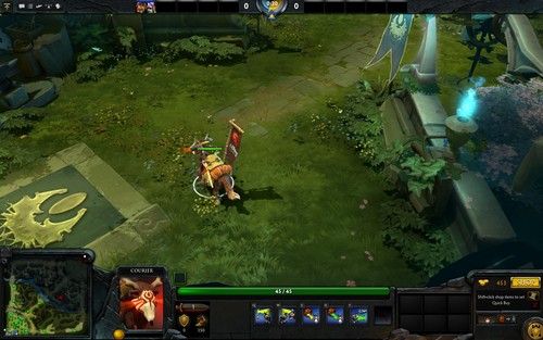 带你走进dota2更新后的特效信使的世界