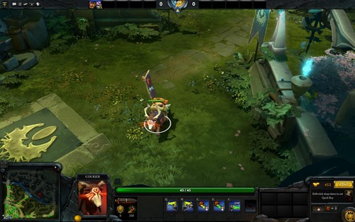带你走进dota2更新后的特效信使的世界