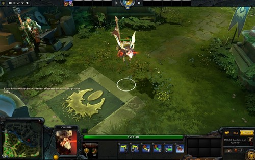 带你走进dota2更新后的特效信使的世界