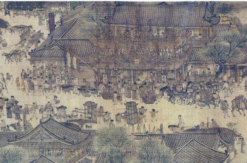 力求场景建筑能真实再现古代的开封府,游戏采用了写实风格的场景设计图片