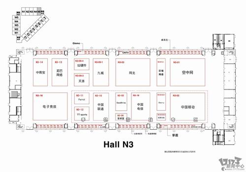 chinajoy2012指南各大展馆展台分布图