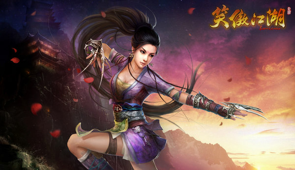 御用画师作品手绘那些笑傲江湖中的人物