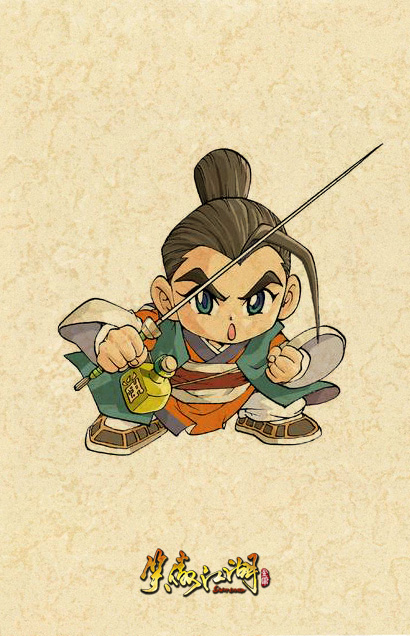 绝版:笑傲江湖卡通人物形象再现江湖
