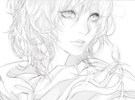 上古世紀韓服玩家手繪作品 鉛筆素描版