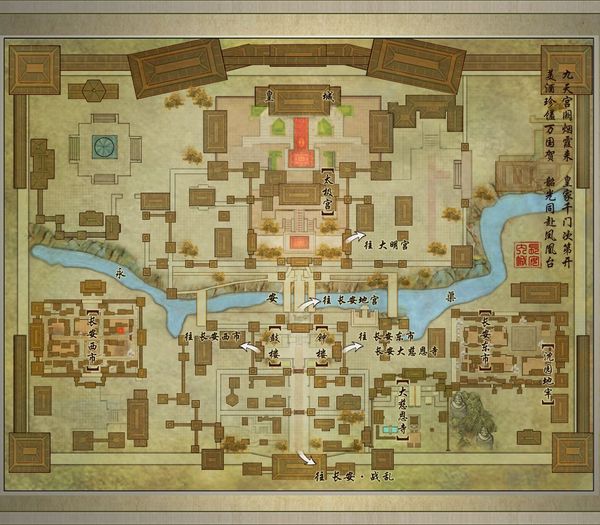长安内城地图抢先看 高端洋气上档次啊_剑网3长安内城