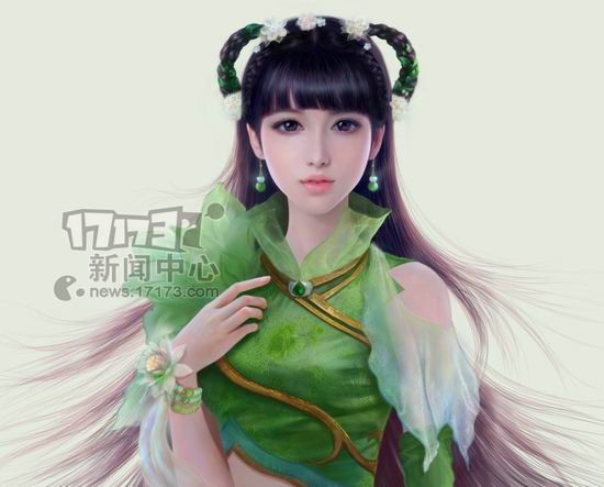 诛仙3碧瑶原画