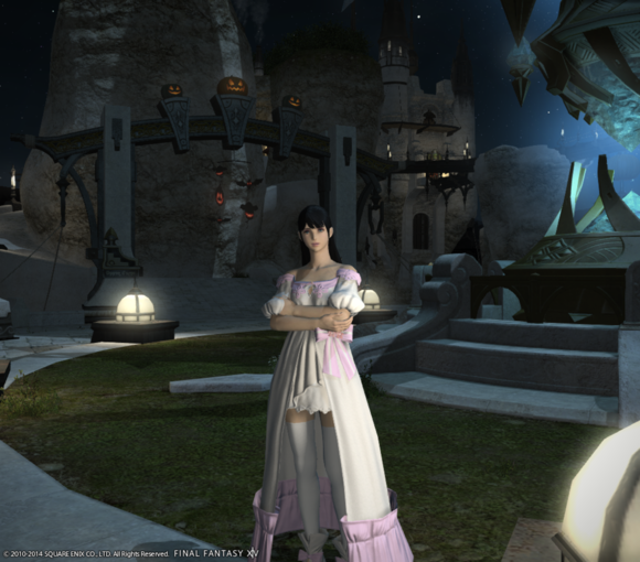 ff14服装搭配春裙要搭配白丝袜才够味