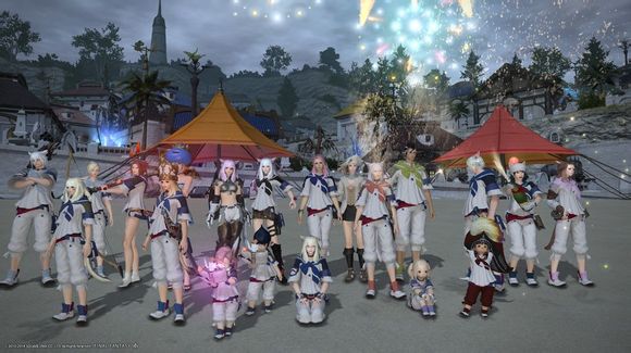 ff14服装搭配:春裙要搭配白丝袜才够味_17173最终幻想14游戏专区