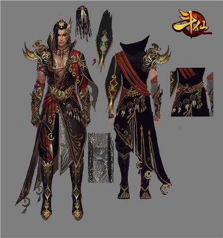 《斗仙》九黎90级装备原画