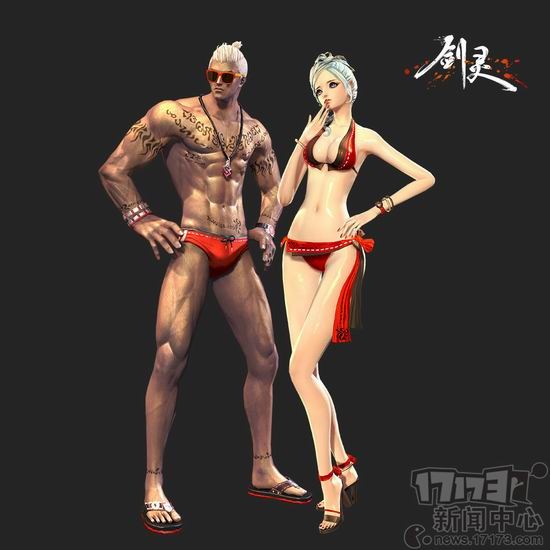 《剑灵》2015夏季泳装公布 挡不住的夏日风情