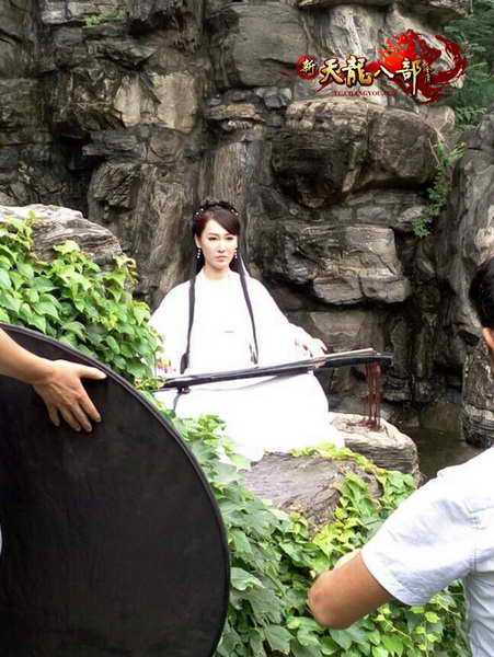 女神外景拍摄中