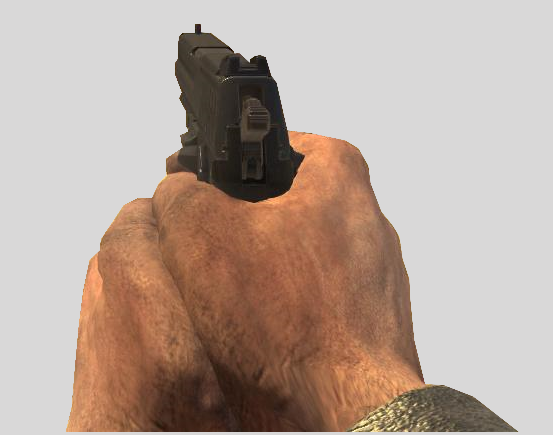 codol武器与cod4678代中原型的第一人称枪模对比(手枪