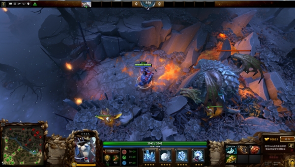 dota2巨牙海民大型卡肉山攻略