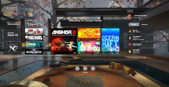 6月Oculus Home更新 将提升Gear VR用户体验