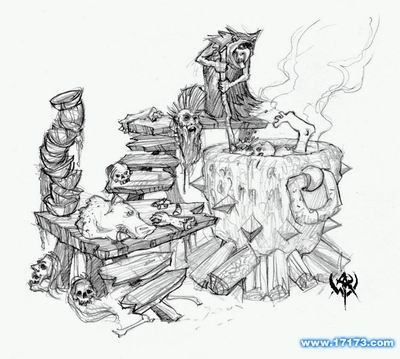 北美网游榜常胜将军《战锤ol》原画赏