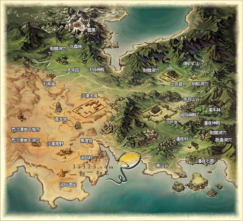 图文:韩服《传奇3》世界地图大改版图片