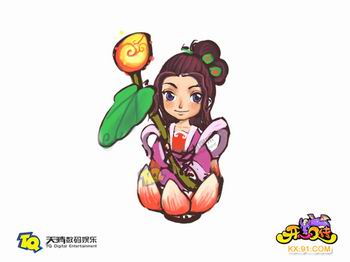 《开心q传》八仙原画图
