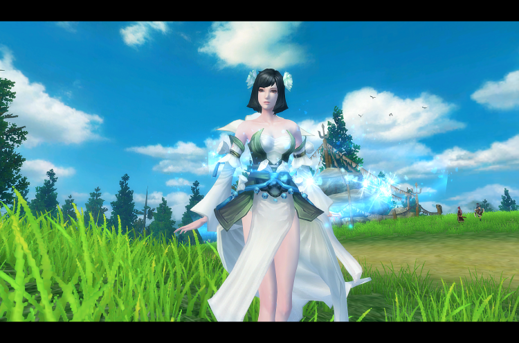 天下3启天玄宝时装孤鸿月影女装赏