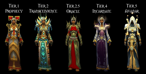 牧师t13套装预览 双子教皇的终末圣光护甲