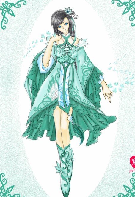 天下3莲华云霓新校服设计全过程分享