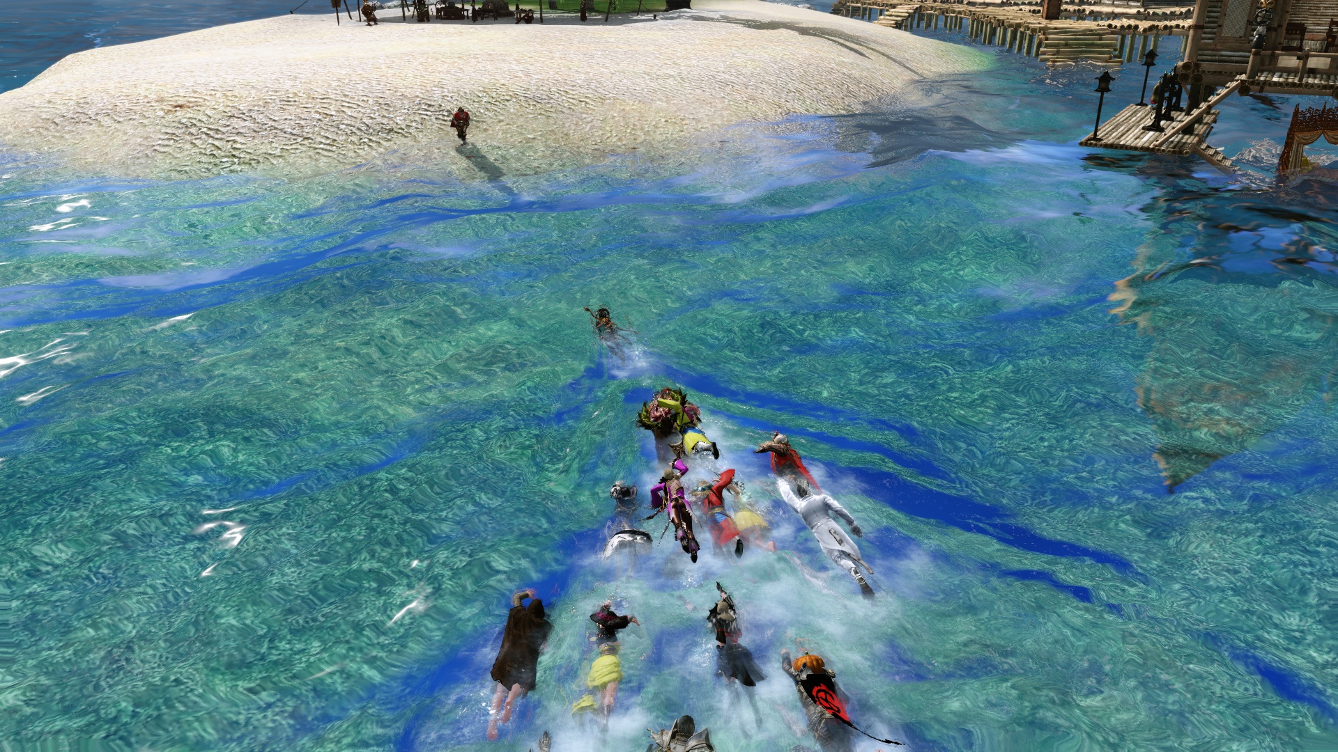 碧海蓝天《上古世纪》海边狂欢派对