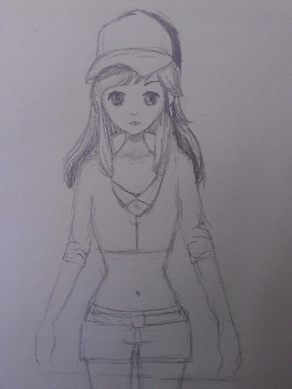 手把手教你手绘飞车女神小橘子_qq飞车_qq飞车官网合作站点_17173.