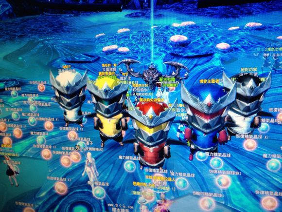 tera拯救世界靠他们五色波波利战队