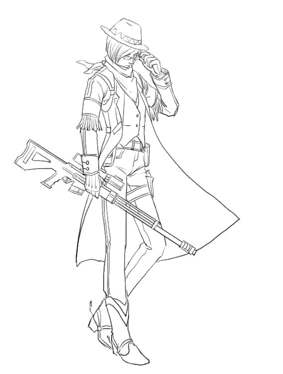 图枪神纪同人原创牛仔风格9职业