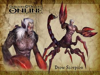 龙与地下城ol怪物曝光蝎化卓尔