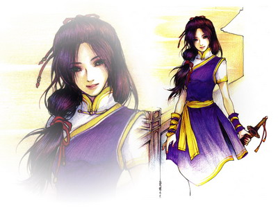 图:五月姐画的灵儿仙剑奇侠传——17173网络游戏专区