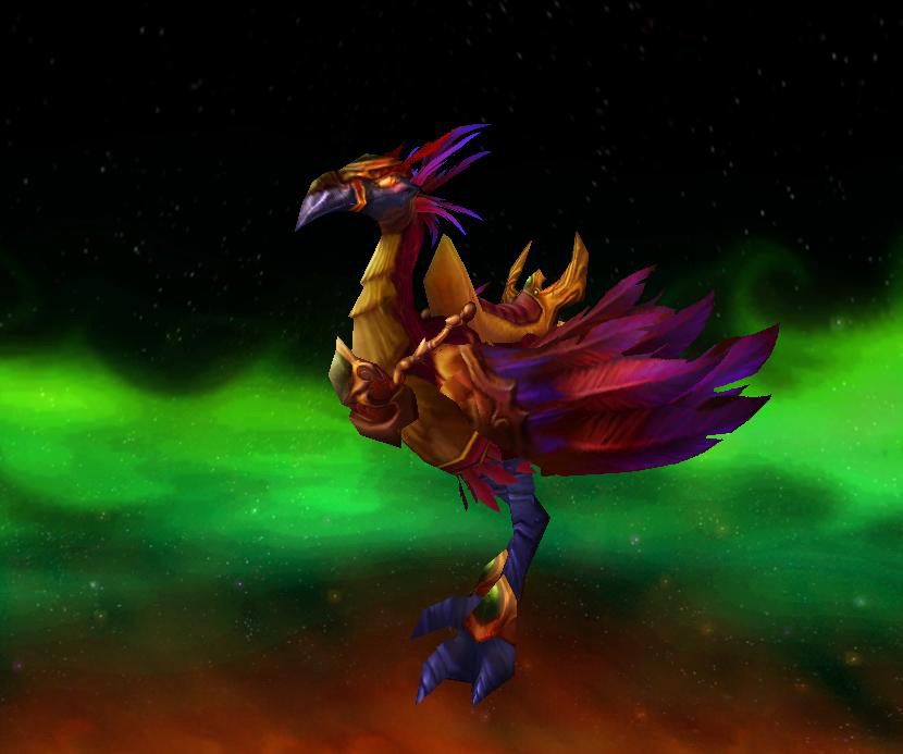 血精灵坐骑现身.果然美丽的种族坐骑是渣